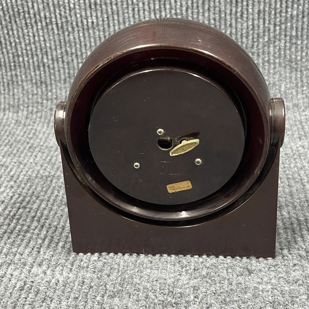 VTG 70's Yaps Brown Lucite Mirror Unicorn Floral Music Box Small‎ Drawer RARE